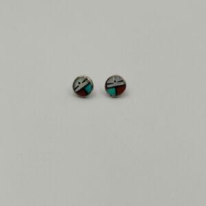 Sterling Silver Navajo Earrings